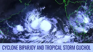 Cyclone Biparjoy and Tropical Storm Guchol - June 7, 2023