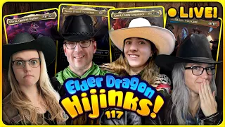 Outlaws of Thunder Junction Commander Precon Gameplay w/ Jim & Amazonian | EDHijinks LIVE! | Ep #117