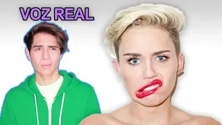 Escuchando la Voz Real de Miley Cyrus sin Autotune | Vargott