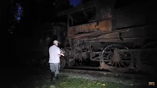 2AM Deep In The Wilderness Abandoned Locomotives And Railway, Maine Trains Eagle Lake