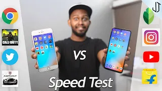 6 Year Old Flagship vs 2021 Midrange Phone speed Test - shocking 😳