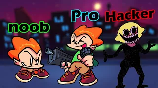 Noob vs Pro vs HACKER - Friday Night Funkin'
