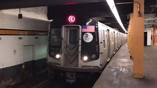 NYC Subway HD 60fps: Alstom R160A C Train Departing 145th Street (4/5/17)