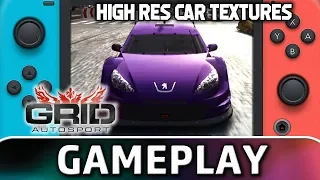 GRID Autosport | "High Res Car Textures" Gameplay on Switch