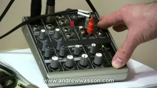 Basic Home Recording Mic & Mixer Set-Up...