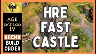 Aoe4 ARENA HRE Fast Castle Build Order