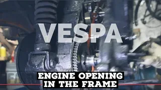 how2 OPEN a VESPA ENGINE without removing it | FMP-Solid PASSion |