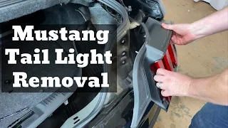 How to Remove A 2015 - 2020 Ford Mustang Tail Light - Change Replace LED Brake Taillight Replacement
