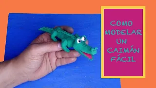 Cómo hacer un caimán en plastilina PASO A PASO. 🐊  🐊