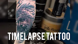 Rammstein Project (Portrait Till Lindemann) - Tattoo Time lapse