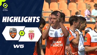 FC LORIENT - AS MONACO (2 - 2) - Highlights - (FCL - ASM) / 2023-2024