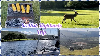 Beautiful Highlands in Scotland #Nevis Range # Fort William # Picnic Vlog | Manoo Creations