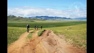 Cycling adventure in Mongolia where the pavement ends