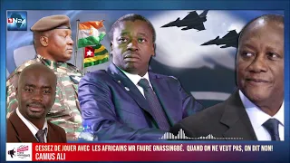 CAMUS ALI: CESSEZ DE JOUER AVEC LES AFRICAINS M. FAURE GNASSINGBÉ! QUAND ON NE VEUT PAS, ON DIT NON!