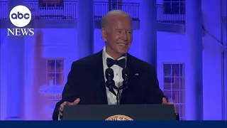 Biden takes to the stage at White House correspondents' dinner for annual roast