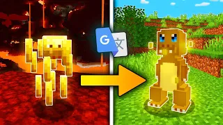 Przetłumaczyłem w Google Moby z Minecraft 200 razy...