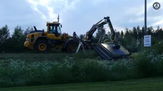 Volvo L90H , slagkraft Buskröjare / Bushcutter