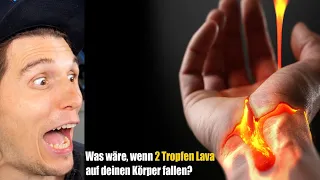 Paluten REAGIERT auf Was wäre, wenn 2 Tropfen Lava auf deinen Körper fallen?