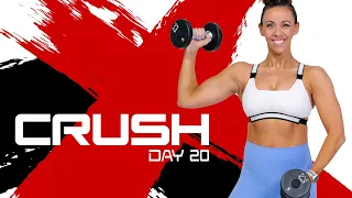 40 Minute Full Body Bootcamp Workout | CRUSH - Day 20
