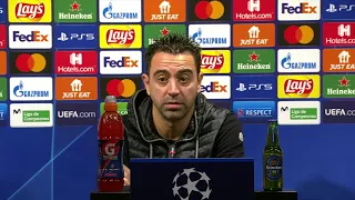 Barcelona 0-0 Benfica | Xavi | Full Post Match Press Conference | Champions League