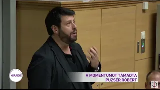 A Momentumot támadta Puzsér Róbert