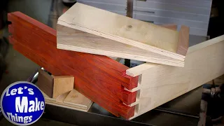 Make Dovetail Joints with a Bandsaw // Jig + Marker + Directions