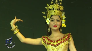 The Apsara dance performance in Cambodia National Museum. (របាំអប្សរា)