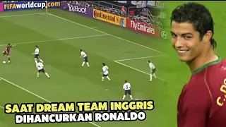 “Monster Sejak Masih Remaja” Inilah Hari Dimana Saat Ronaldo Menghancurkan Dream Team Timnas Inggris