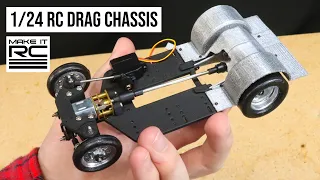 3D Printed 1/24 scale RC Drag Car Chassis Build: Make It RC FFR SCD Assembly Tutorial