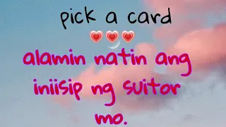 🍡🍭Anong iniisip nya sayo?🍭🍡💗 pick a card💗 singles #suitor  #anysign #tagalogtarotreading