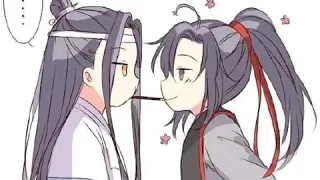 Lan Zhan and Wei Ying cute pocky kiss😍||Mo Dao zu Shi||The Untamed||