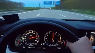 BMW M5 Onboard Acceleration Autobahn Top Speed V8 Sound Driver View M5 F10