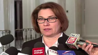 Beata Mazurek poslanka PIS (Kolesie)