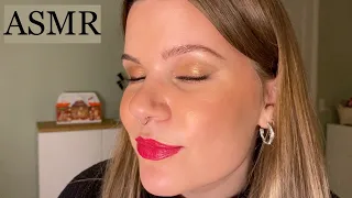 ASMR | MY FRIEND DOES MY MAKEUP PART 4 💋 *red lip makeup look*