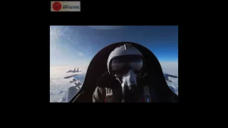 Su-30SM patrolling of the state border of Belarus #Shorts