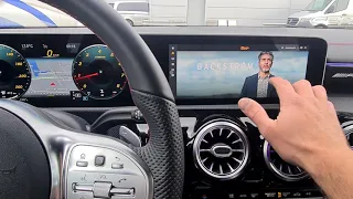 Android interface Mercedes MBUX