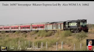 Mighty 16587 Yashvantpur Exp Morning Glory in  Shimmering desert  and more Compilation