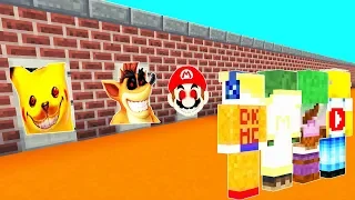 😰 ¡NO ELIJAS LA PUERTA EQUIVOCADA EN MINECRAFT! Pikachu.exe Crash.exe y Mario.exe