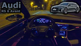 2021 Audi RS6 Avant | night POV test drive (chill)