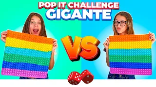 POP IT CHALLENGE COM FIDGET TOY GIGANTE - COMPRAMOS DOIS POP IT GIGANTES!