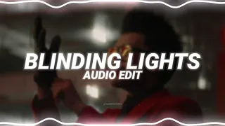 blinding lights - the weeknd [edit audio]