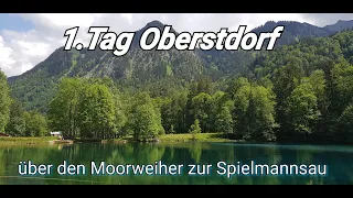 Wandern in Oberstdorf E5 Spielmannsau Moorweiher Christlesee