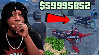 10.5 MILLION DOLLAR SHOPPING SPREE! BUYING THE MOST OP WEAPON IN THE GAME (GTA ONLINE FUNNY MOMENTS)