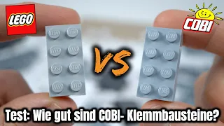 Analyse: Wie ist die Qualität von COBI Teilen? | Vergleich mit LEGO Steinen & Klemm- Test