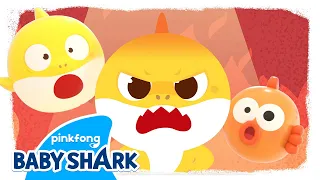 🔥Baby Shark is SO ANGRY! | +Compilation | Songs to Express Feelings for Kids | Baby Shark Official