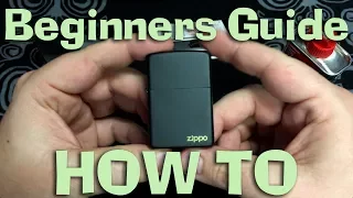 Zippo Lighter - Beginners Guide - How To Use - Unboxing