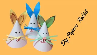 Easy paper rabbit craft idea | paper rabbit | how to make cute paper rabbit 🐇