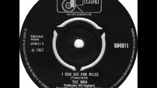 The Who - I Can See For Miles on Mono 1967 Track 45 rpm record.