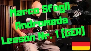 Marco Sfogli "Andromeda" Guitar Lesson nr. 1 (GER)