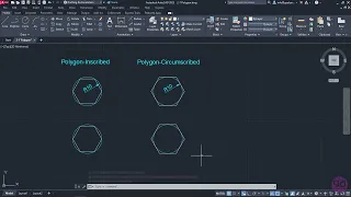 2-7 How to draw Polygons in AutoCAD (AutoCAD Tutorial)